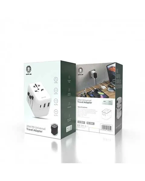 Green Lion 20W Universal Travel Adapter