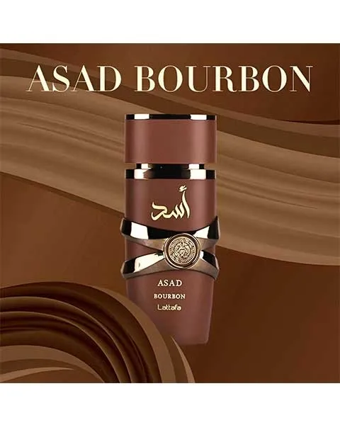  Lattafa Asad Bourbon for Unisex Eau de Parfum Spray 100ml