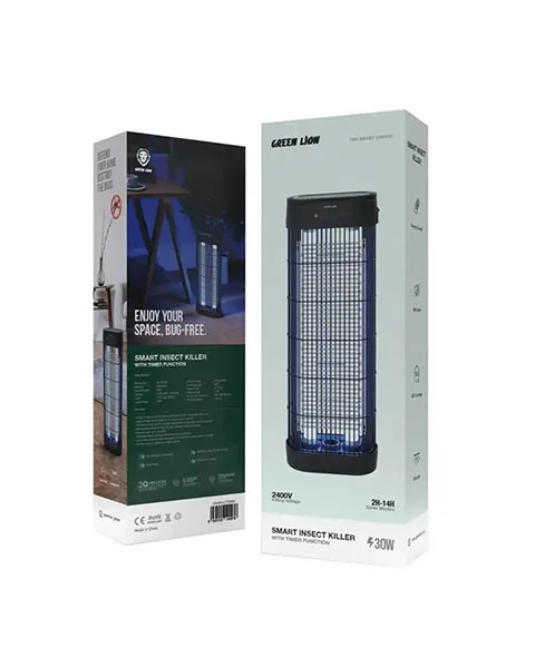 Green Lion Smart Insect Killer With Timer Function 30W-Black