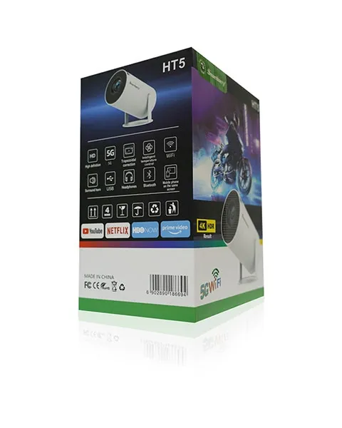 Smartberry HT5 Projector 4K HDR Android 5G