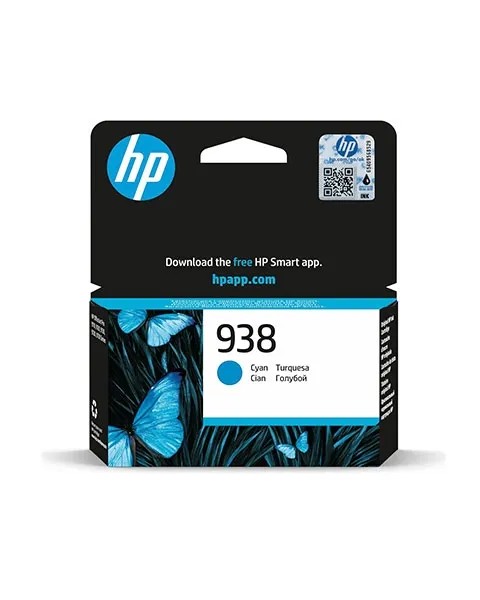 HP 938 Cyan Original Ink Cartridge