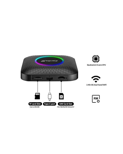 CarlinKit Ai Box Android 13 Ultra CarPlay RAM 8GB Storage 128GB