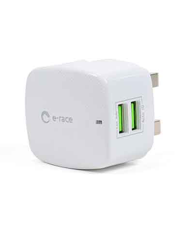 Erace 2 Port Ultra Power Charger Micro