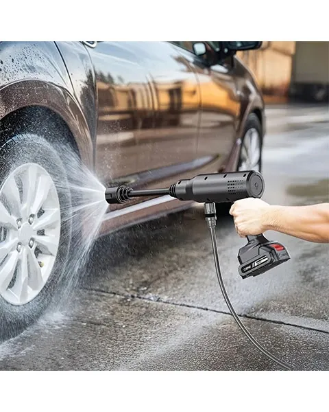 Green Lion CX240 Cordless Pressure Wash Gun-Black