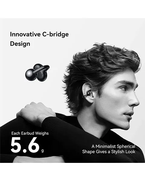 Huawei FreeClip Earbuds–Black