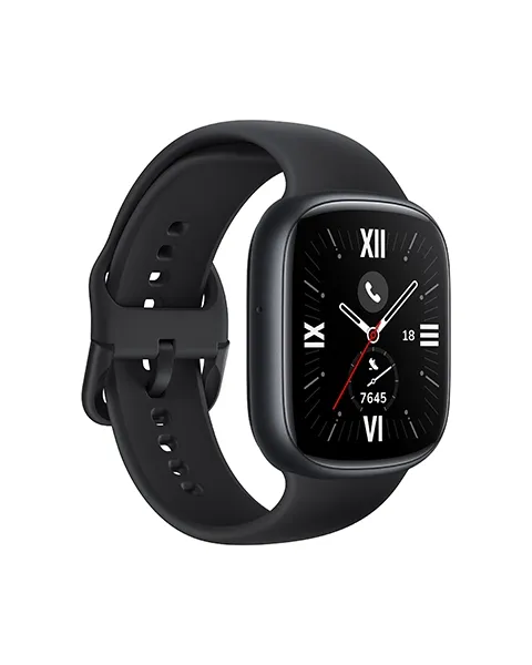  HONOR WATCH 4 SmartWatch, Bluetooth Calling, 1.75 inch AMOLED, Android and iOS-Black