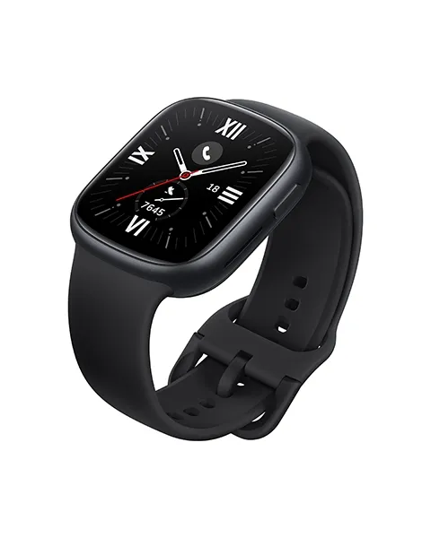  HONOR WATCH 4 SmartWatch, Bluetooth Calling, 1.75 inch AMOLED, Android and iOS-Black