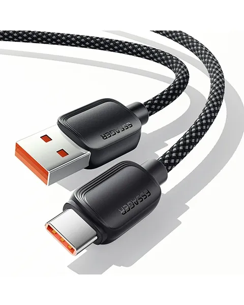 ESSAGER Data USB Type C Fast Charging Braided 100W