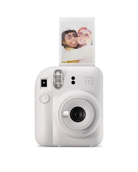 Fujifilm Instax Mini 12 Instant Camera-Clay White