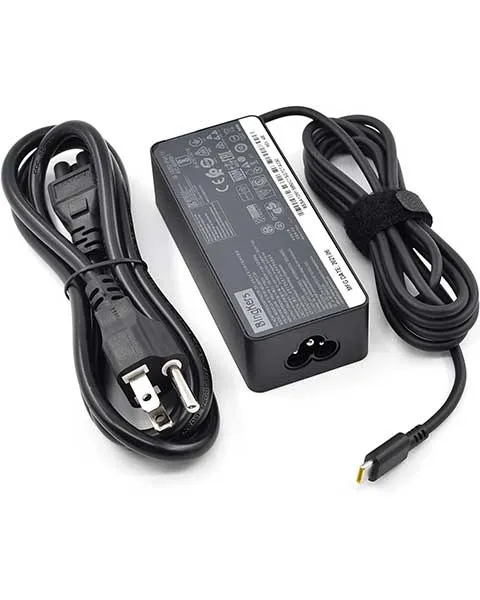Lenovo Laptop Charger 20V 3.25A Type-C 45W Charging Pin 3 pin Power Cable
