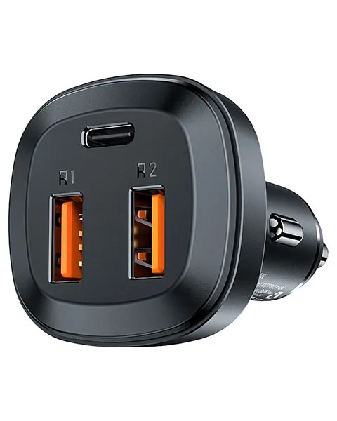 AcefastB966WFastChargeCarCharger(2xUSB-A+USB-C)