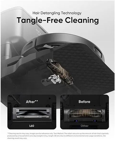 Eufy L60 Hybrid Robot Vacuum with Self Empty Station Black T2278V11