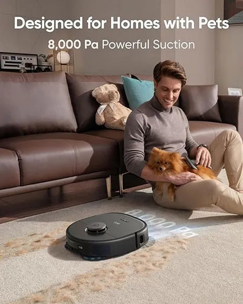 Eufy Robovac X10 Omni Smart Robot Vacuum Black-T2351V11