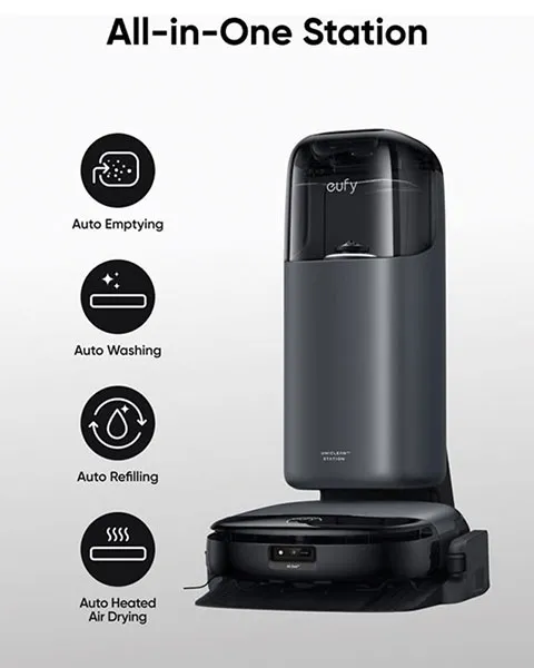 Eufy Omni S1 Robot Vacuum Black-T2071G11