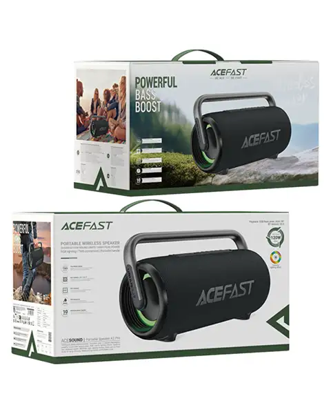  ACEFAST K2 Pro Portable Bluetooth-Compatible Speaker 120W High Power IPX5 Waterproof Speaker