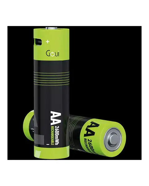  Goui Long Lasting Power 2 Pcs Rechargeable AA Battery