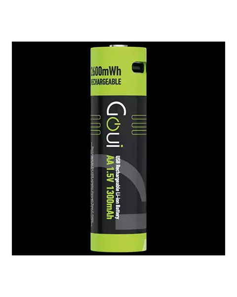  Goui Long Lasting Power 2 Pcs Rechargeable AA Battery