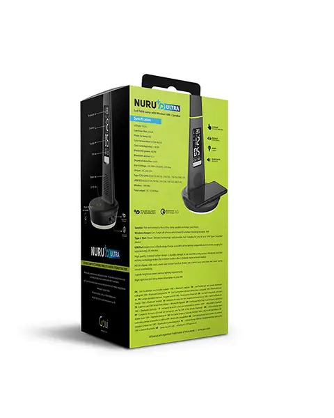 Goui Nuru+D Ultra Lamp with Speaker-Black