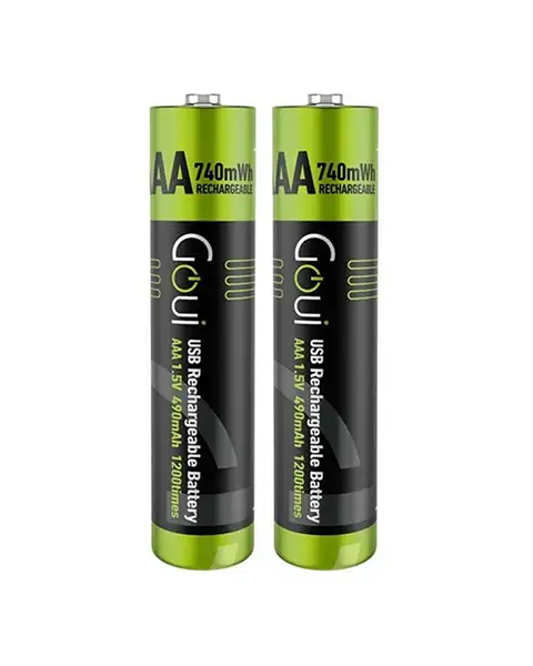 Goui Long Lasting Power 2 Pcs Rechargeable AAA Battery