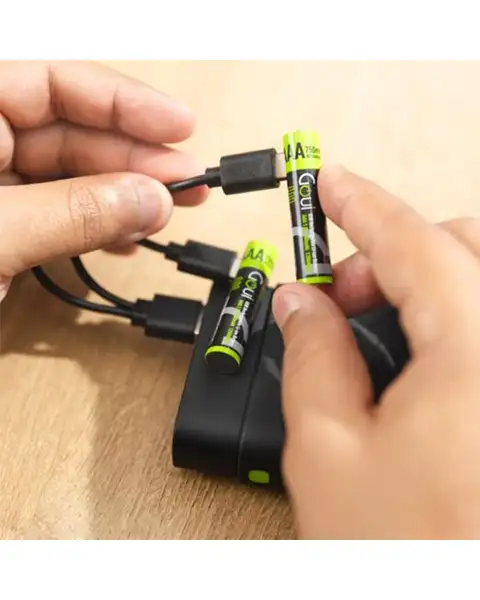  Goui Long Lasting Power 2 Pcs Rechargeable AAA Battery