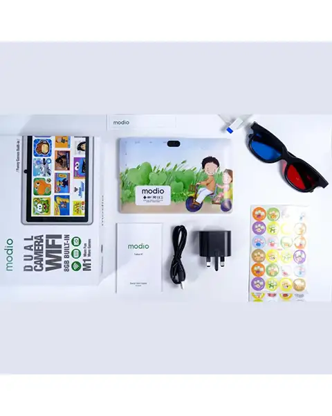 Modio M1 7 Inch WiFi Kids Tablet- 3-GB+32GB