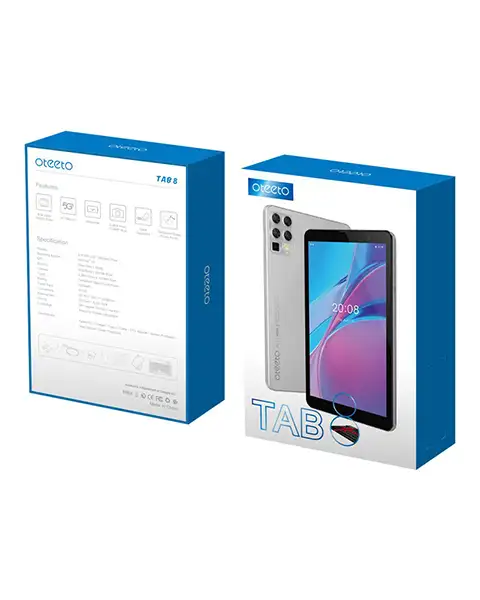 Oteeto Tab 8, 8GB RAM, 256GB ROM, 8 Inch Display, 5000mAh Battery