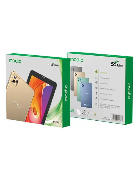 Modio M791 7 inch 5G Smart Tablet 6GB RAM With 256GB ROM