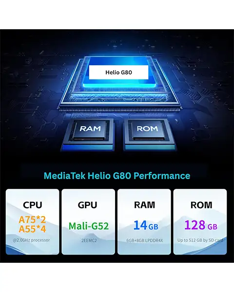G-Tab PAD 11 Tablet 10.95-inch 128GB ROM 6GB RAM-Grey