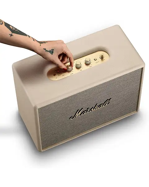  Marshall Woburn III Bluetooth Home Speaker - Wireless Plug-In Bookshelf Speaker 