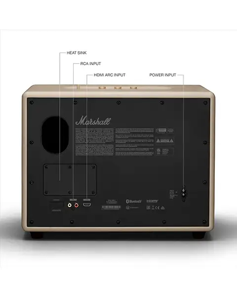  Marshall Woburn III Bluetooth Home Speaker - Wireless Plug-In Bookshelf Speaker 