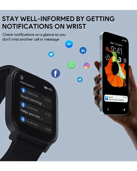  Aukey Smartwatch 1S – Black
