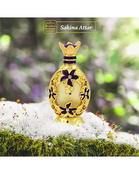  Naseem Sakina Attar Perfume Oil 20ml - Subtle Eau De Parfum for Unisex