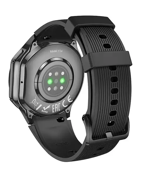  HOCO Y24 AMOLED Smart Sport Watch Call Version-Black