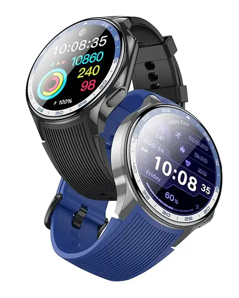 HOCO Y24 AMOLED Smart Sport Watch Call Version-Black