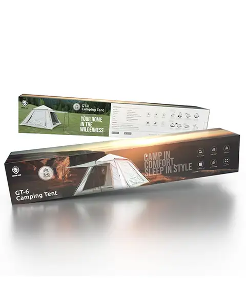 Green Lion GT-6 Camping Tent-Beige