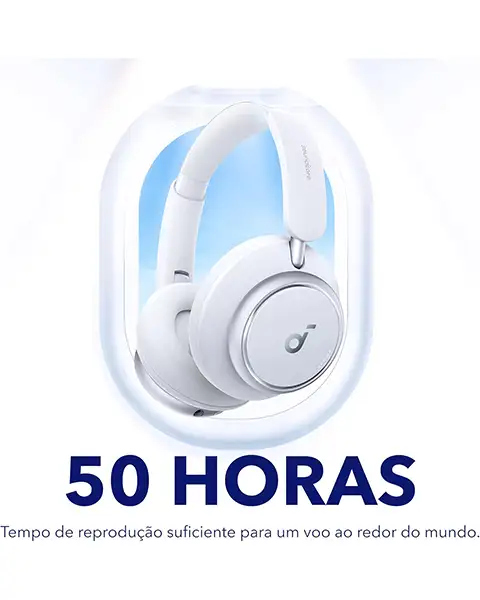  Anker Soundcore Space Q45 Wireless Headset-White