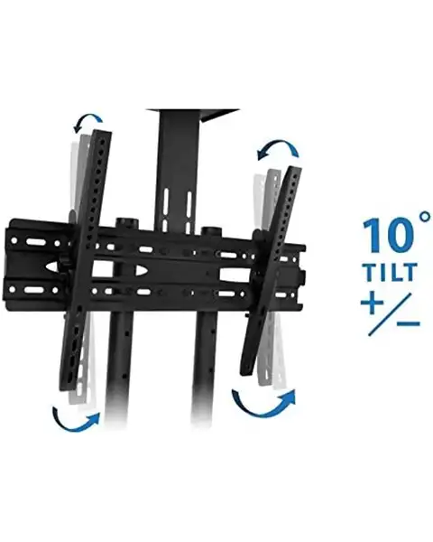 STARGOLD SG-867 Heavy Duty Versatile 37-70 Inch TV Cart With Wheels For LED and LCD Screen