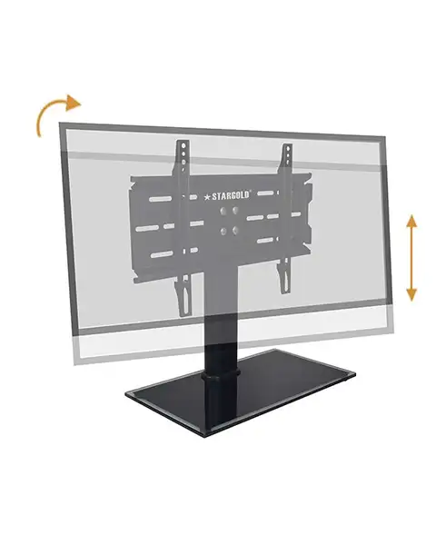 STARGOLD SG-804 TV Bracket For Plasma/ LCD/ LED 19”-43” Fixed TV Wall Mount Can Hold Maximum 20KG Screen Black