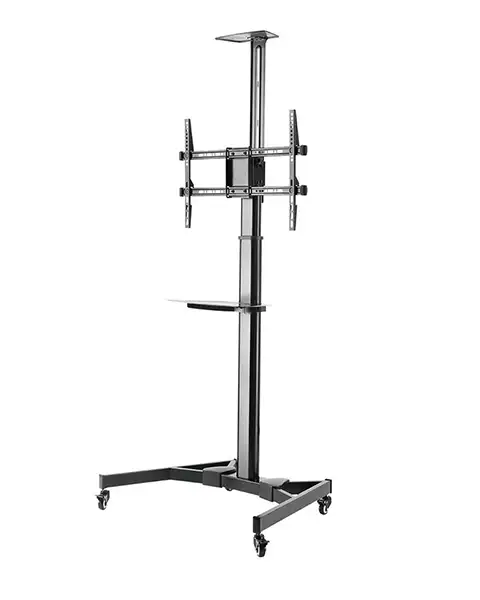 Stargold SG-870 Mobile TV Cart Rolling TV Stand Trolley Cart Mobile With Lockable Wheels for 32 to 70 Inch Plasma LCD LED Flat or Curved Screen