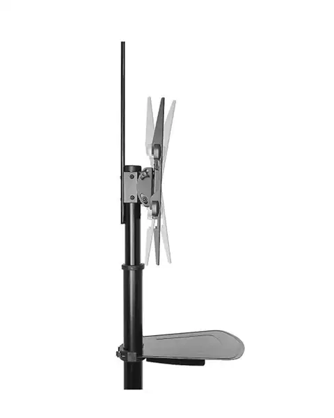 StargoldSG-870MobileTVCartRollingTVStandTrolleyCartMobileWithLockableWheelsfor32to70InchPlasmaLCDLEDFlatorCurvedScreen