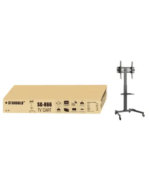  STARGOLD SG-866 Universal Mobile TV Stand with Mount For 32