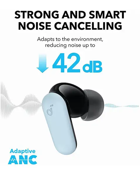  Anker Soundcore R50i NC True Wireless Earbuds-Blue