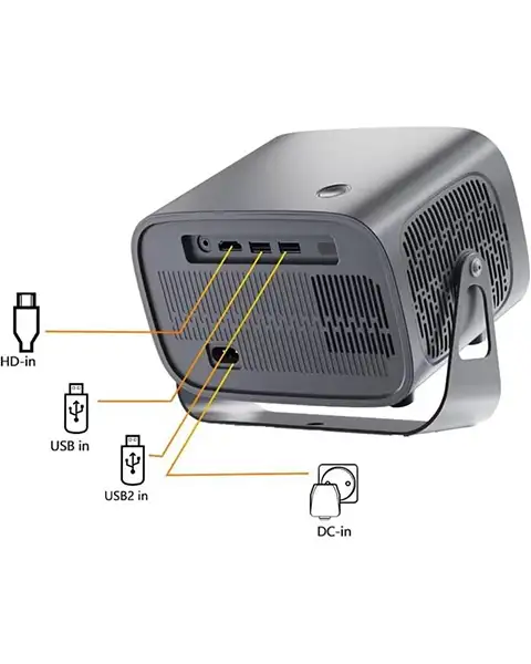 SmartBerryHT124KUltraHDSmartProjectorAndroid13.0,WiFi6