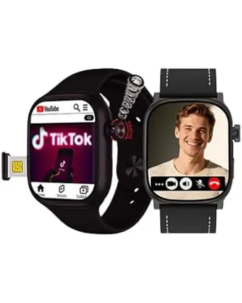 HainoTeko FG-5 5G Android Smart Watch With 5G SIM Ladies and Gents-Black