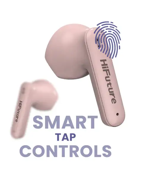  Hifuture Colorbuds 2 Wireless 5.3 Headphones Compatible with Android and iOS-Pink