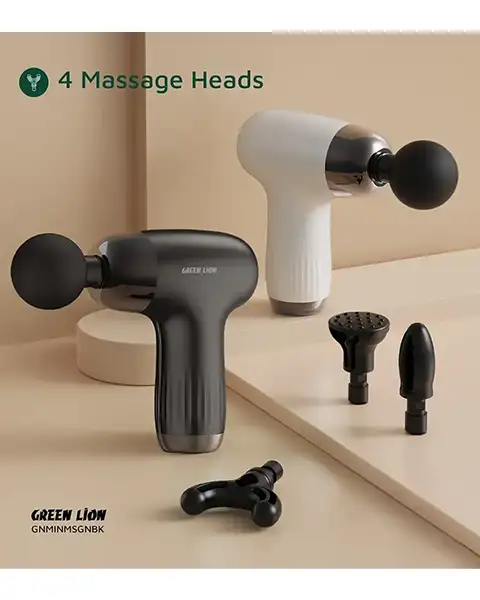 GreenLionMiniMassageGun6SpeedLevels-Black