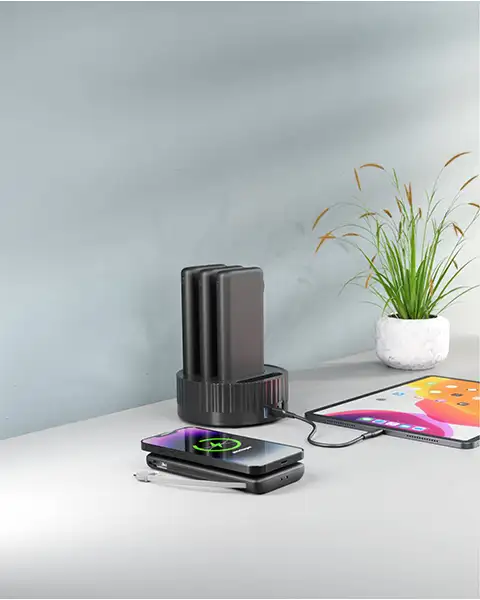 Powerology4in1PowerbankTerminal10000mAhPowerBanksRe-ChargingStation