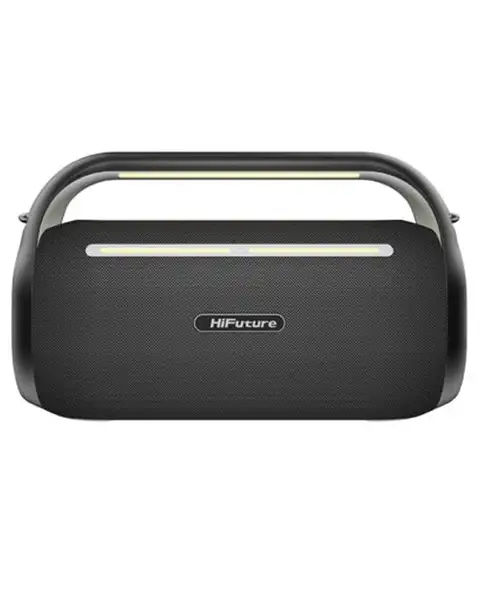  HiFuture MusicBox 100 Powerful Wireless Bluetooth Speaker with 2 Microphones-Black