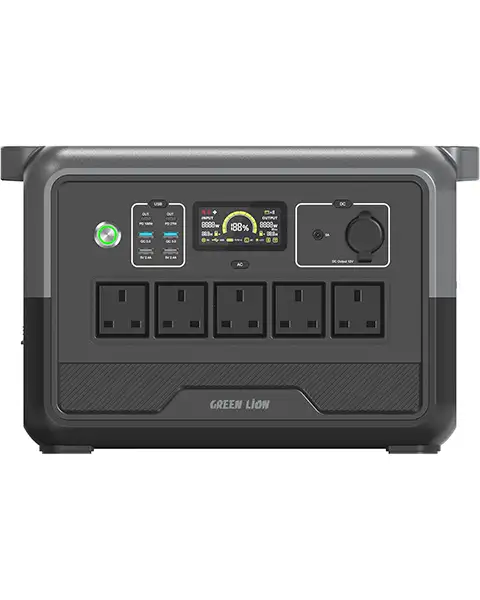 GreenLionPGX1200PortablePowerStation,400WSolarInput,PD100WChargingStation