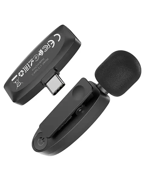 Hoco L15 Type-C Crystal Lavalier Wireless Digital Microphone